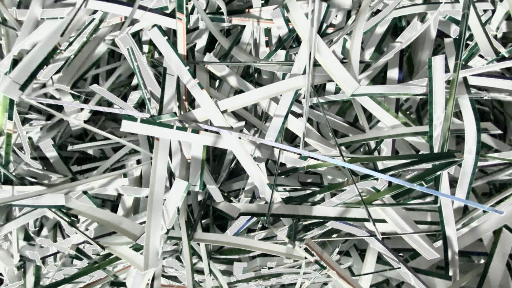 shredded paper-scheduled shredding